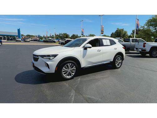 White Frost Tricoat 2023 Buick Envision Preferred AWD