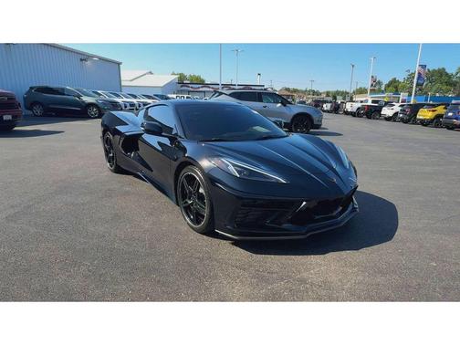 Black 2024 Chevrolet Corvette Stingray w/1LT