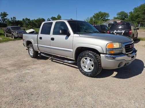 Silver 2004 GMC Sierra 1500 SLT Crew Cab