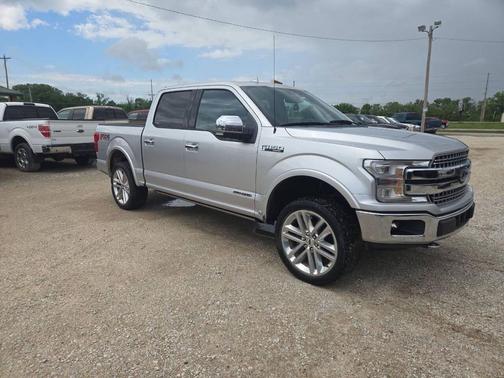 Silver 2018 Ford F-150 Lariat
