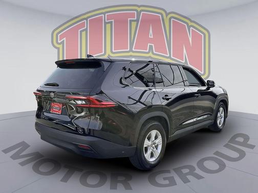 Midnight Black Metallic 2025 Toyota Highlander LE