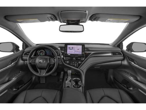 Celestial Silver Metallic/Midnight Black Metallic 2024 Toyota Camry Hybrid SE