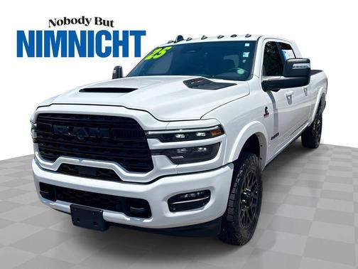 Bright White Clearcoat 2025 RAM 2500 Limited Mega Cab 4x4 6'4' Box