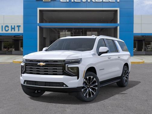 Polar White Tricoat 2026 Chevrolet Suburban High Country, 4WD