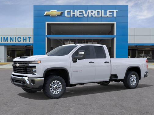 Summit White 2026 Chevrolet Silverado 2500 Double Cab, Long Bed, WT, RWD