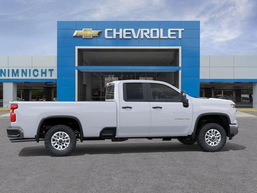 Summit White 2026 Chevrolet Silverado 2500 Double Cab, Long Bed, WT, RWD