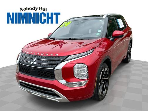 Red Diamond/Black Roof 2024 Mitsubishi Outlander SEL 2.5 2WD