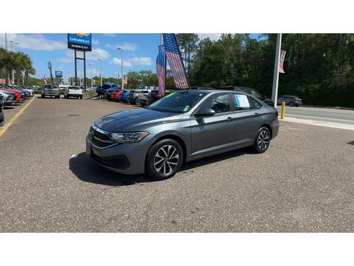 Platinum Gray Metallic 2024 Volkswagen Jetta 1.5T S