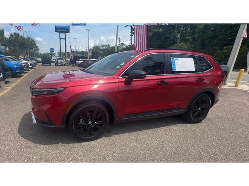 Radiant Red Metallic 2023 Honda CR-V Hybrid Sport Touring AWD