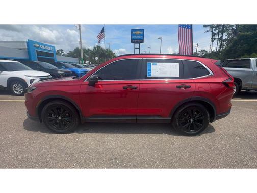 Radiant Red Metallic 2023 Honda CR-V Hybrid Sport Touring AWD