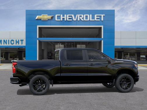 Black 2026 Chevrolet Silverado 1500 Custom