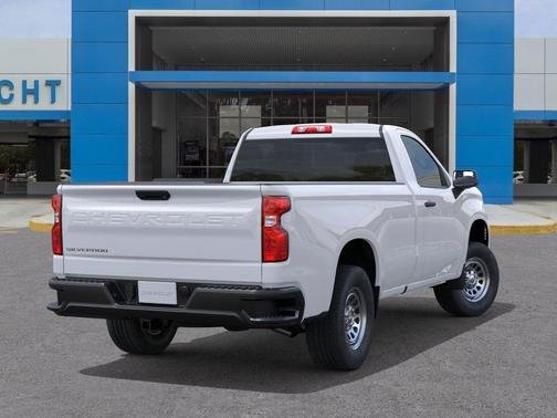 Summit White 2026 Chevrolet Silverado 1500 WT