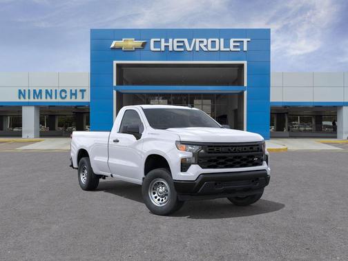 Summit White 2026 Chevrolet Silverado 1500 WT