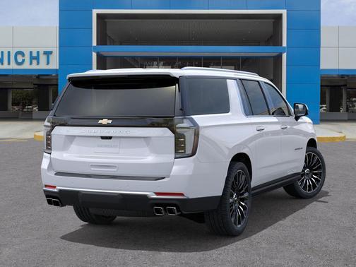 Polar White Tricoat 2026 Chevrolet Suburban High Country, 4WD