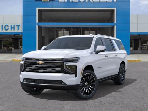 Polar White Tricoat 2026 Chevrolet Suburban High Country, 4WD