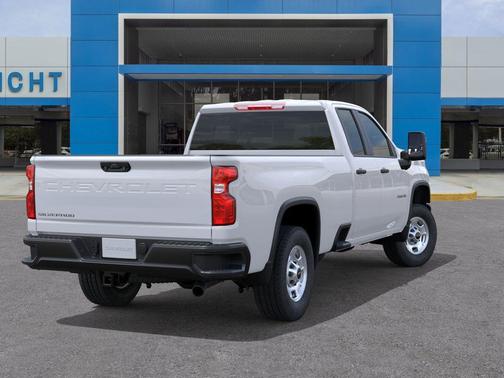 Summit White 2026 Chevrolet Silverado 2500 Double Cab, Long Bed, WT, RWD