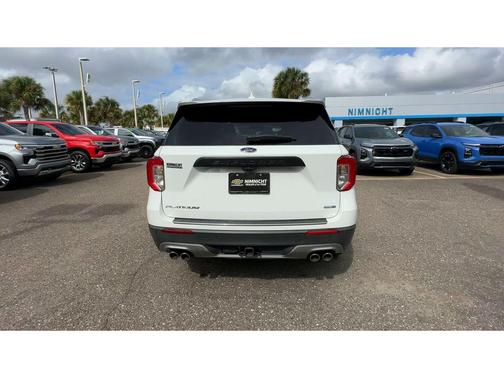 STAR WHITE MET TRI-COAT 2020 Ford Explorer Platinum