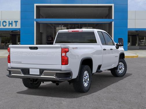 Summit White 2026 Chevrolet Silverado 2500 Double Cab, Long Bed, WT, 4WD