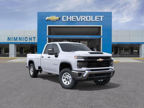 Summit White 2026 Chevrolet Silverado 2500 Double Cab, Long Bed, WT, RWD