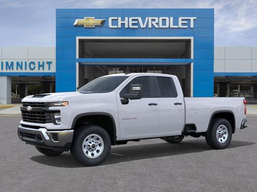 Summit White 2026 Chevrolet Silverado 2500 Double Cab, Long Bed, WT, RWD