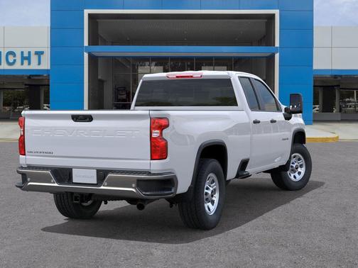 Summit White 2026 Chevrolet Silverado 2500 Double Cab, Long Bed, WT, RWD