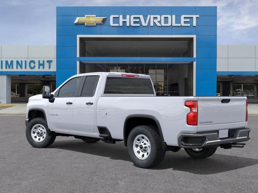 Summit White 2026 Chevrolet Silverado 2500 Double Cab, Long Bed, WT, RWD