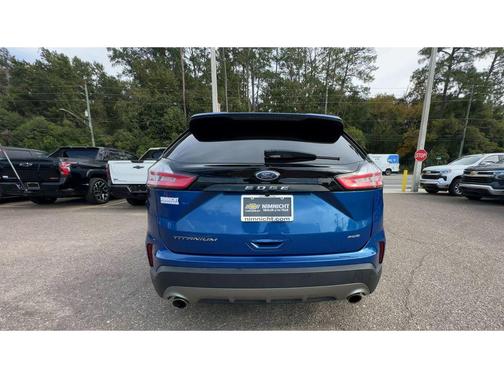 ATLAS BLUE 2024 Ford Edge Titanium