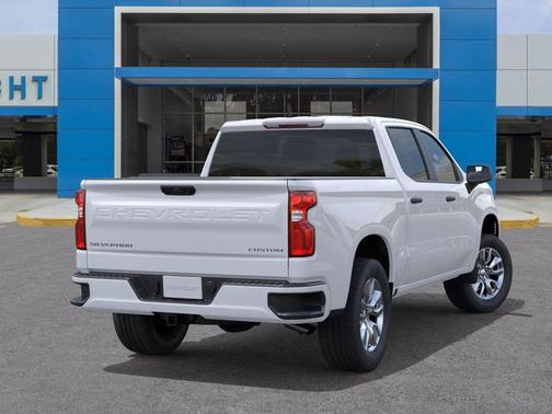Summit White 2026 Chevrolet Silverado 1500 Custom