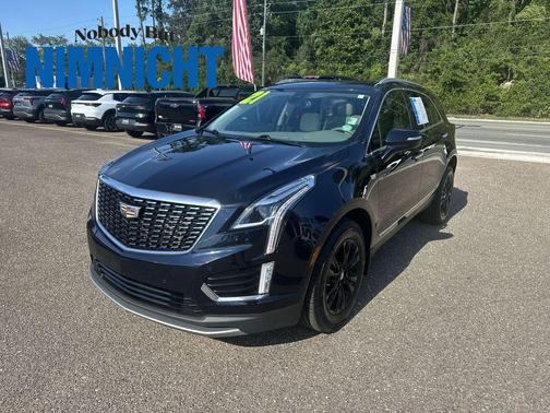 Dark Moon Blue Metallic 2021 Cadillac XT5 Premium Luxury