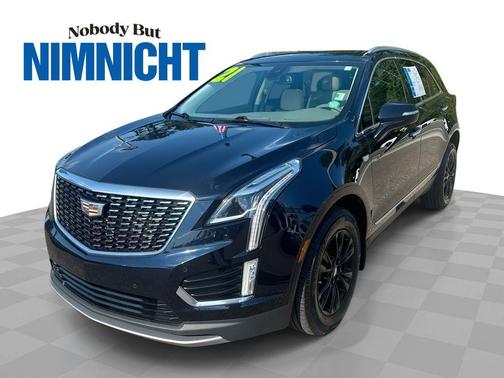 Dark Moon Blue Metallic 2021 Cadillac XT5 Premium Luxury