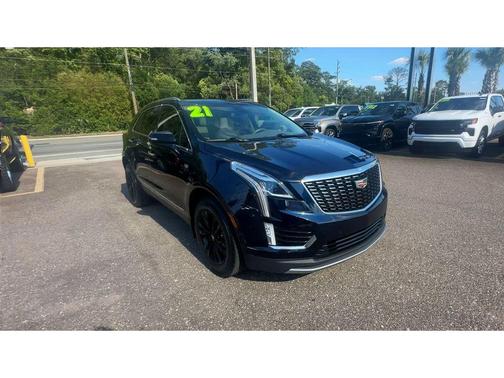 Dark Moon Blue Metallic 2021 Cadillac XT5 Premium Luxury