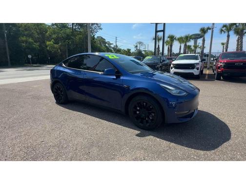 Deep Blue Metallic 2022 Tesla Model Y Long Range Dual Motor All-Wheel Drive