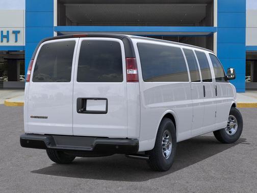 Summit White 2026 Chevrolet Express 3500 3500 Extended Wheelbase, LS, RWD