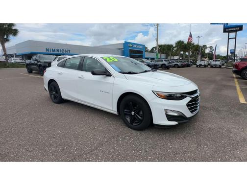 Summit White 2020 Chevrolet Malibu 1LS