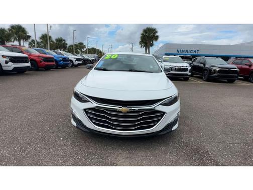 Summit White 2020 Chevrolet Malibu 1LS