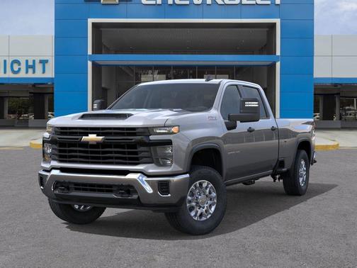 Sterling Gray Metallic 2026 Chevrolet Silverado 3500 Crew Cab, Long Bed, WT Dual Rear Wheel, RWD
