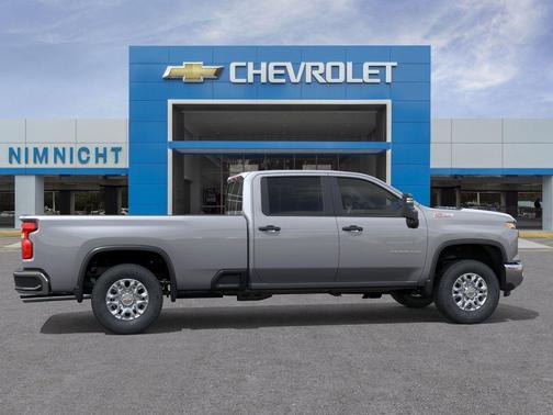 Sterling Gray Metallic 2026 Chevrolet Silverado 3500 Crew Cab, Long Bed, WT Dual Rear Wheel, RWD