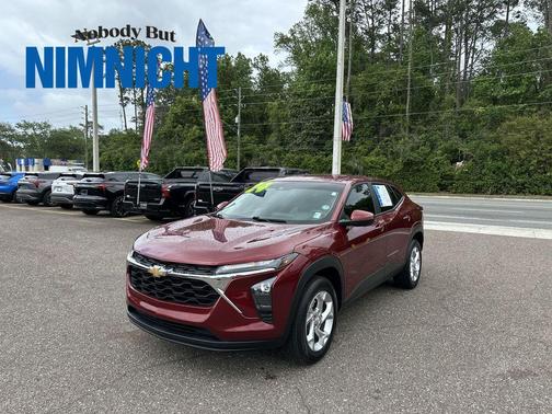 Crimson Metallic 2024 Chevrolet Trax LS