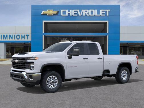 Summit White 2026 Chevrolet Silverado 2500 Double Cab, Long Bed, WT, 4WD