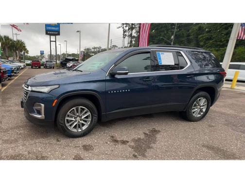 Northsky Blue Metallic 2023 Chevrolet Traverse LT Cloth