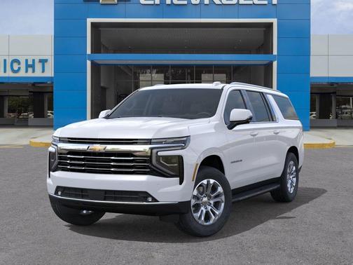 Summit White 2026 Chevrolet Suburban LT