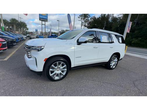 Summit White 2023 Chevrolet Tahoe 4WD High Country