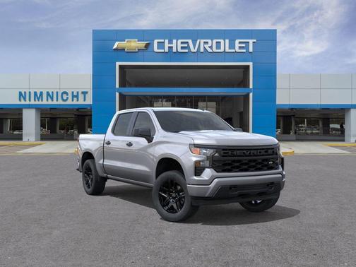 Sterling Gray Metallic 2026 Chevrolet Silverado 1500 Custom