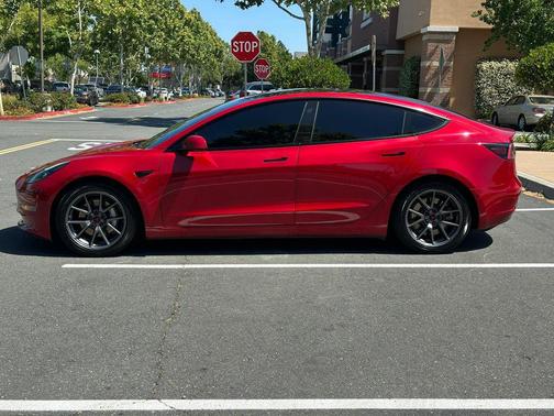 Red Multi-Coat 2021 Tesla Model 3 Standard Range Plus
