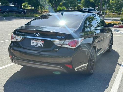 Eclipse Black 2015 Hyundai SONATA Hybrid Limited