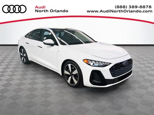 Glacier White Metallic 2026 Audi A5 Premium Plus TFSI quattro S tronic