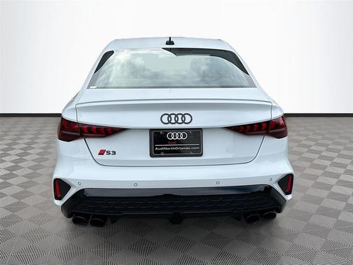 Glacier White Metallic 2025 Audi S3 Premium Plus TFSI quattro S tronic
