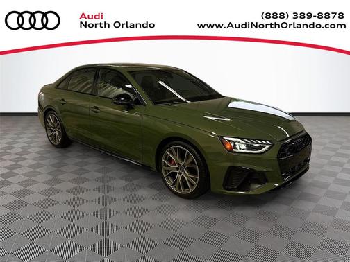District Green Metallic 2023 Audi S4 Premium Plus TFSI quattro Tiptronic