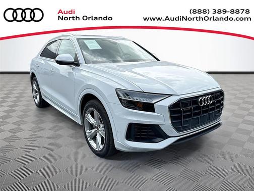 Glacier White Metallic 2023 Audi Q8 55 Premium Plus