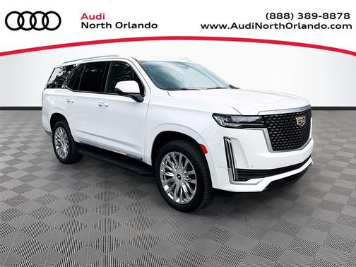 Crystal White Tricoat 2023 Cadillac Escalade Premium Luxury